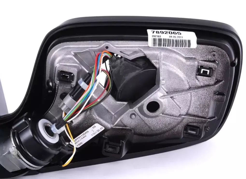 NEW BMW 3 E46 FRONT LEFT DOOR WING MIRROR 51167892065 7892065 ORIGINAL