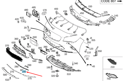 new mercedes-benz cla c117 front bumper support mount bolt a0019845629 original