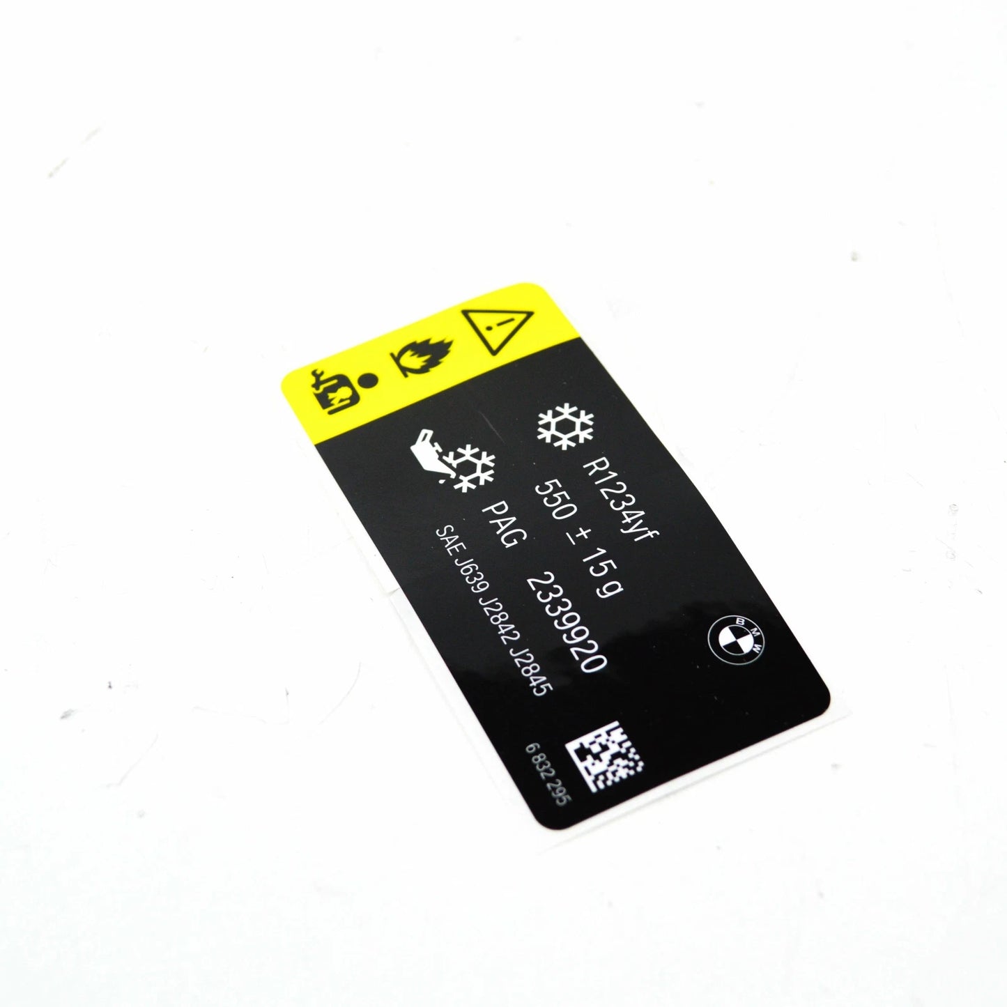NEW BMW 3 TOURING G21 COOLANT LABEL 550/-10G 71236832295 ORIGINAL