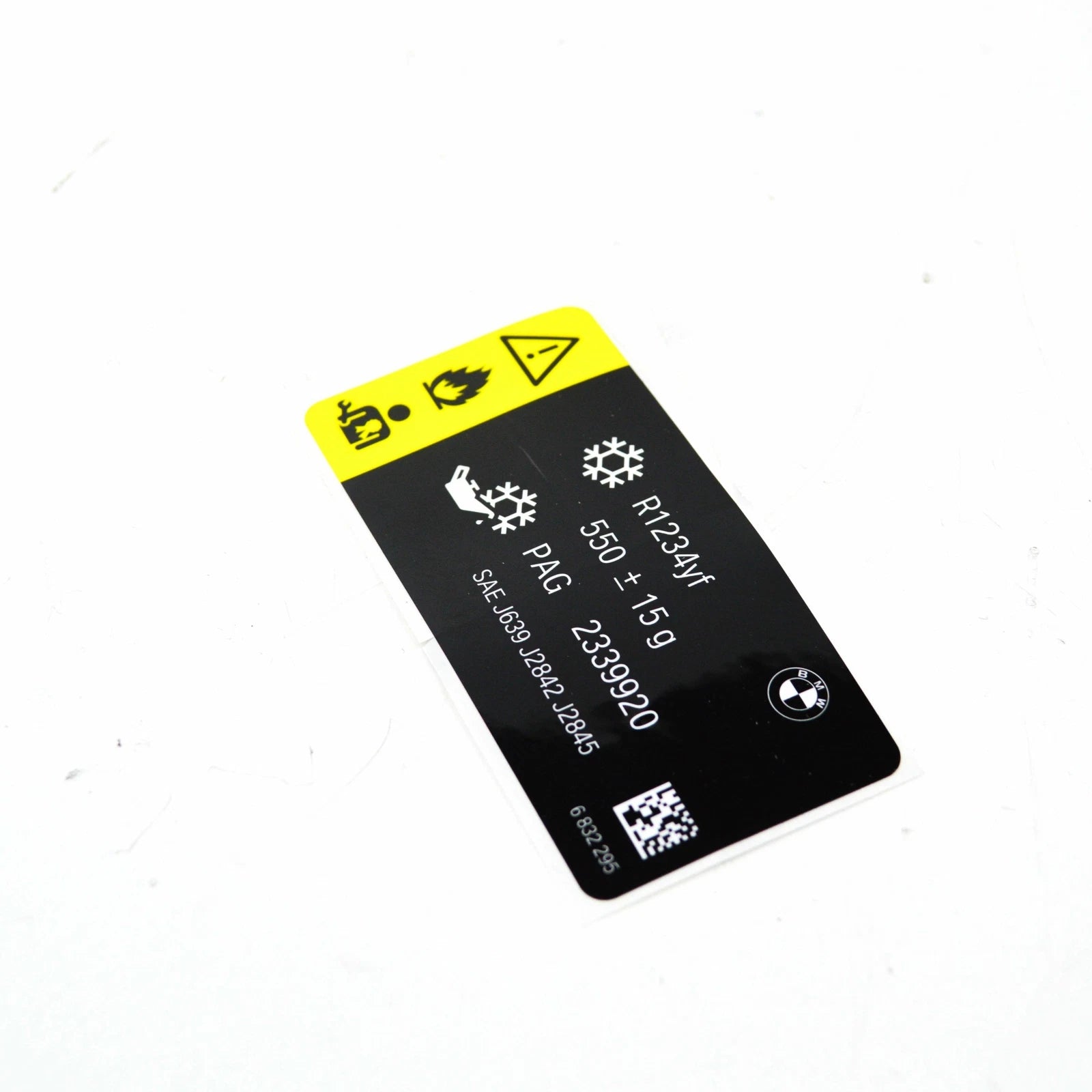 NEW BMW 3 TOURING G21 COOLANT LABEL 550/-10G 71236832295 ORIGINAL
