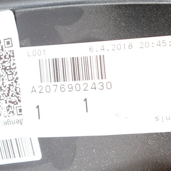 new mercedes-benz e-class c207 front left fender liner a2076902430 2014 original