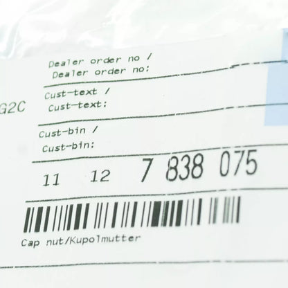 NEW BMW 3 CABRIO E46 ENGINE VALVE COVER CAP NUT 11127838075 7838075 ORIGINAL