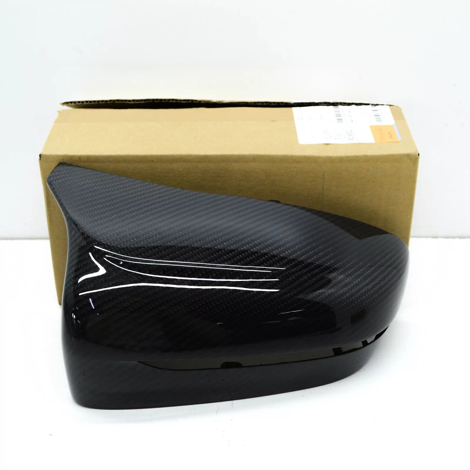 NEW BMW M8 F91 FRONT LEFT MIRROR COVER LHD CARBON FIBER 51162446821 ORIGINAL