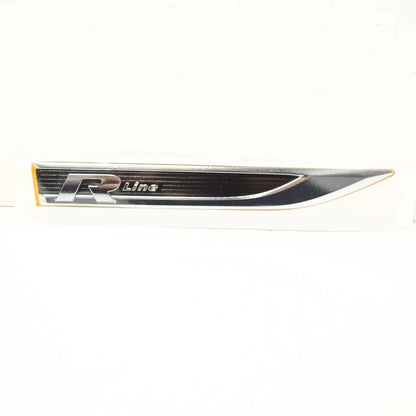 NEW VOLKSWAGEN GOLF SV LEFT FENDER R LINE EMBLEM BADGE 510853688JFOD