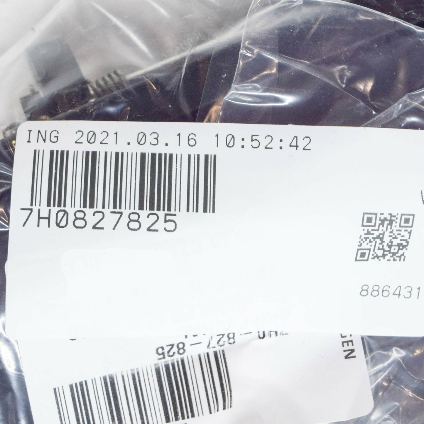 NEW VW TRANSPORTER T5 REAR WING DOOR HANDLE SHELL 7H0827825 ORIGINAL