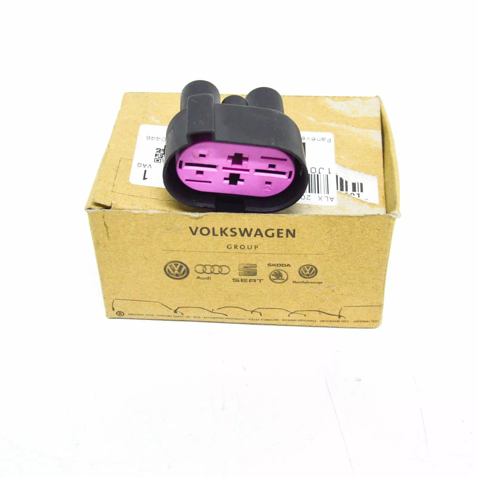 NEW AUDI A6 C6 4 PIN CONTACT FLAT CONTACT HOUSING 1J0906234A ORIGINAL