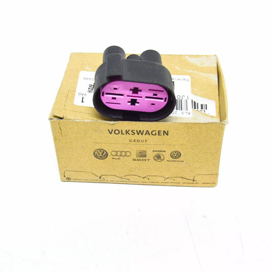 NEW AUDI A6 C6 4 PIN CONTACT FLAT CONTACT HOUSING 1J0906234A ORIGINAL