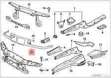 NEW BMW E36 GRILL HEADLIGHT MOUNTING NOSE PANEL FRONT 1977940 41331977940