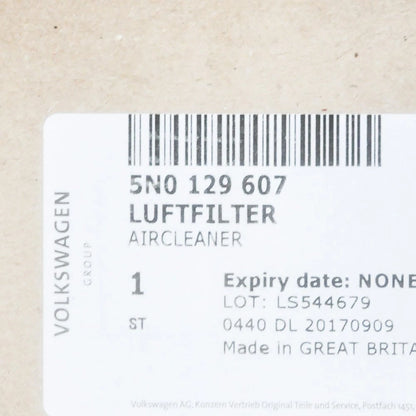 NEW AUDI Q3 8U 2.0 PETROL AIR FILTER BOX 5N0129607 2016 ORIGINAL