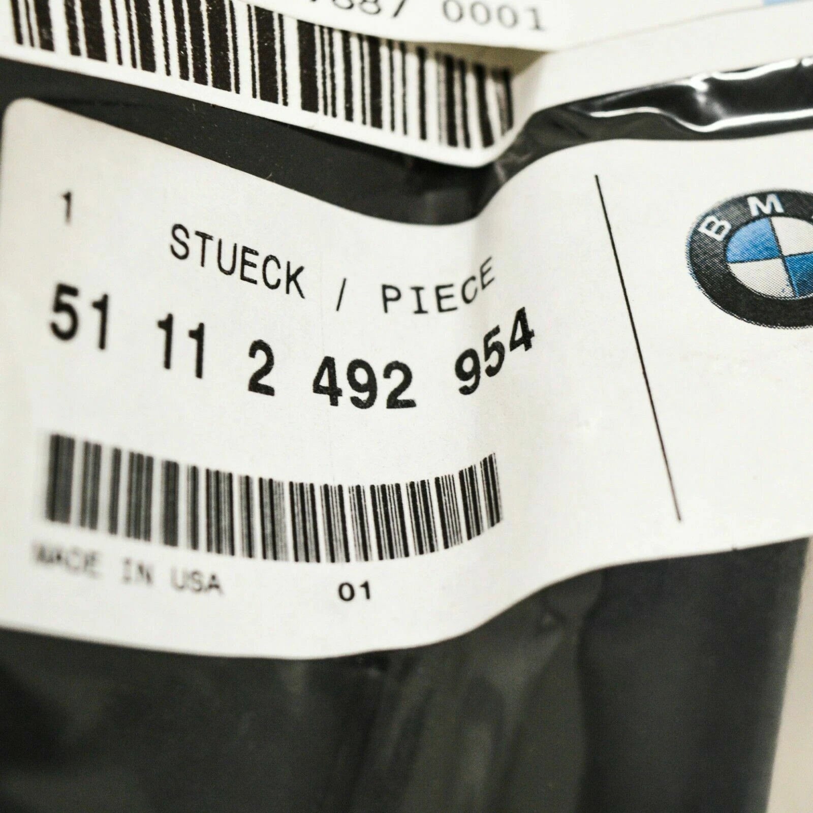 NEW BMW Z3 E36 M FRONT BUMPER NUMBER LICENSE PLATE HOLDER 51112492954