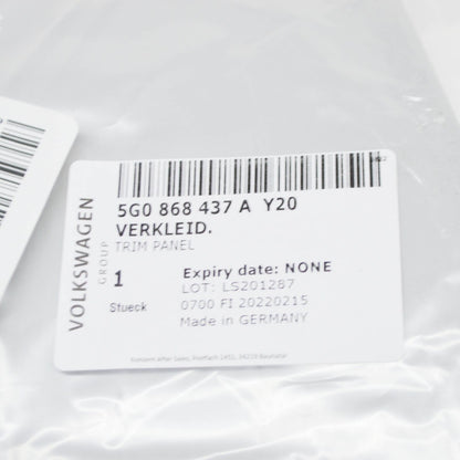 NEW VOLKSWAGEN GOLF 5G MK7 REAR VIEW MIRROR TRIM 5G0868437AY20 ORIGINAL