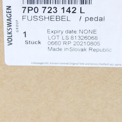NEW VW TOUAREG 7P BRAKE PEDAL RHD 7P0723142L ORIGINAL