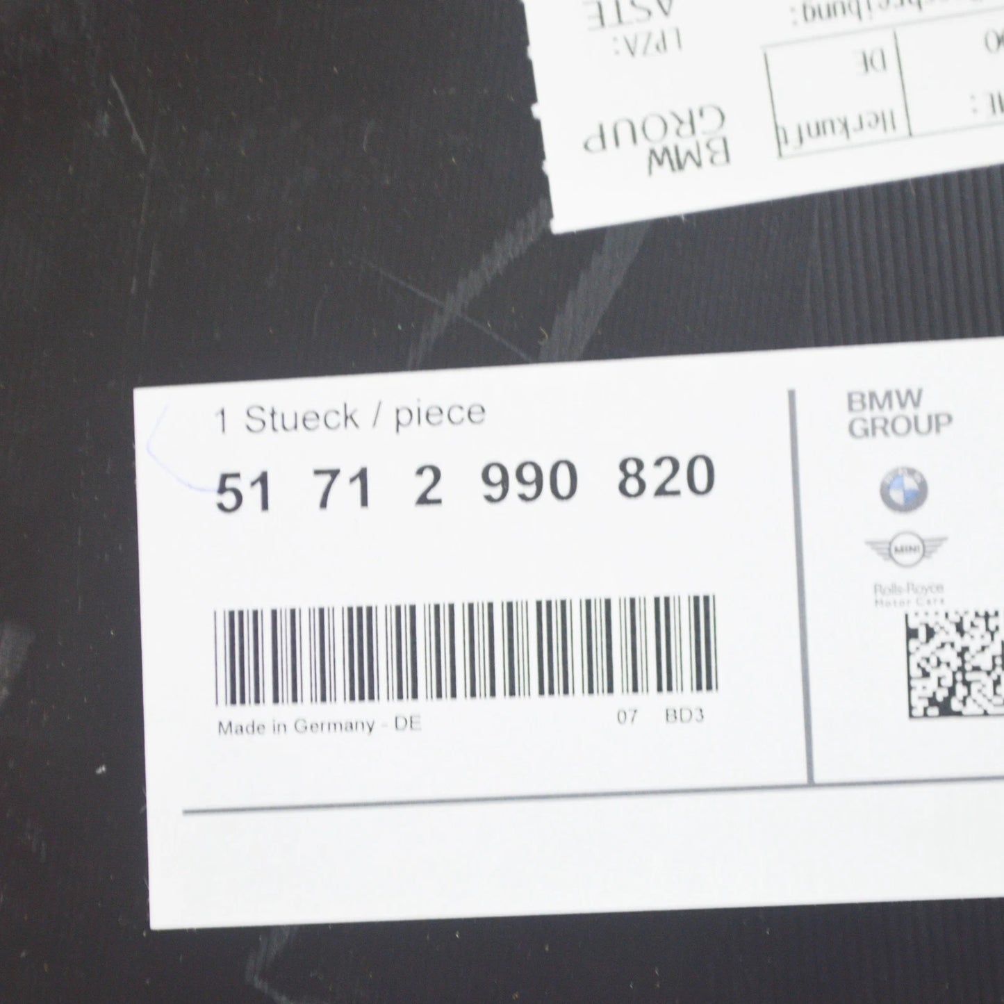 NEW BMW X1 E84 FRONT RIGHT INNER FENDER LINING 2990820 51712990820 ORIGINAL