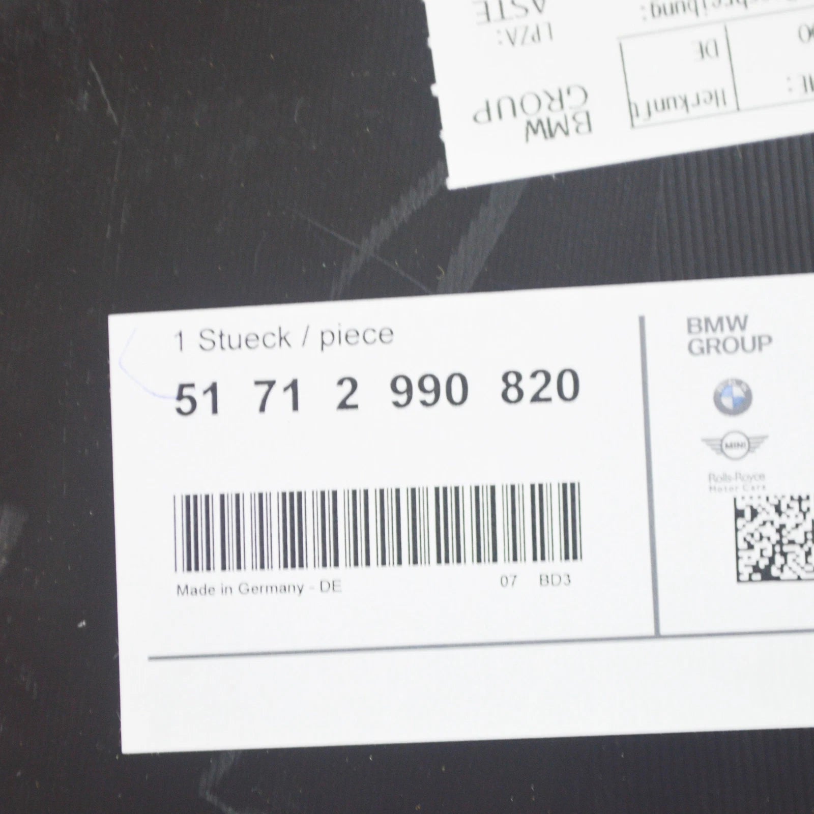 NEW BMW X1 E84 FRONT RIGHT INNER FENDER LINING 2990820 51712990820 ORIGINAL