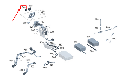 new mercedes-benz eqs v297 ac charging socket cover a0005458439 original
