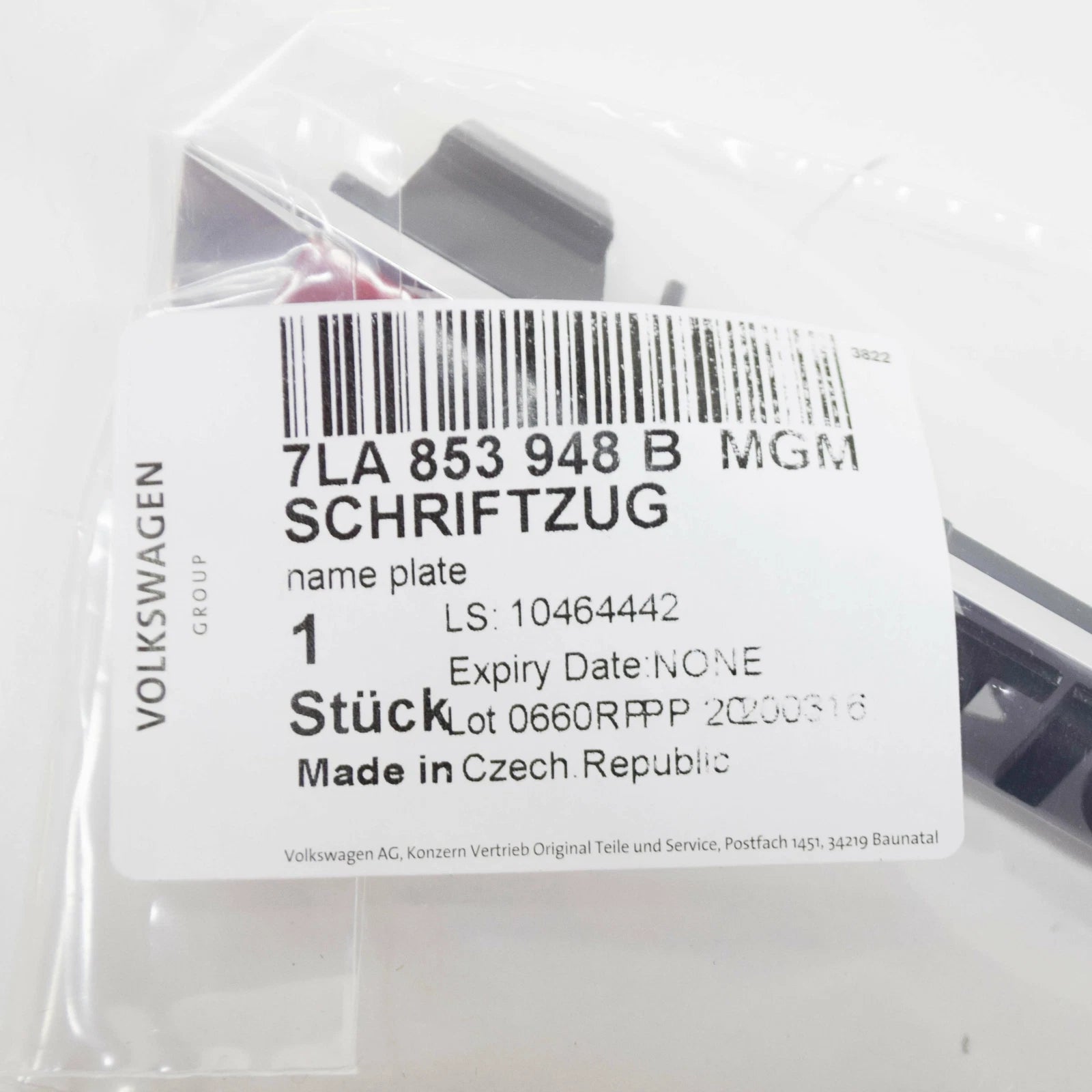 NEW VW MULTIVAN T6 RADIATOR GRILLE '4 MOTION" INSCRIPTION 7LA853948BMGM