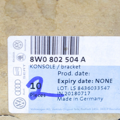 NEW AUDI A4 B9 AVANT FENDER INNER REAR RAIL BRACKET 8W0802504A ORIGINAL