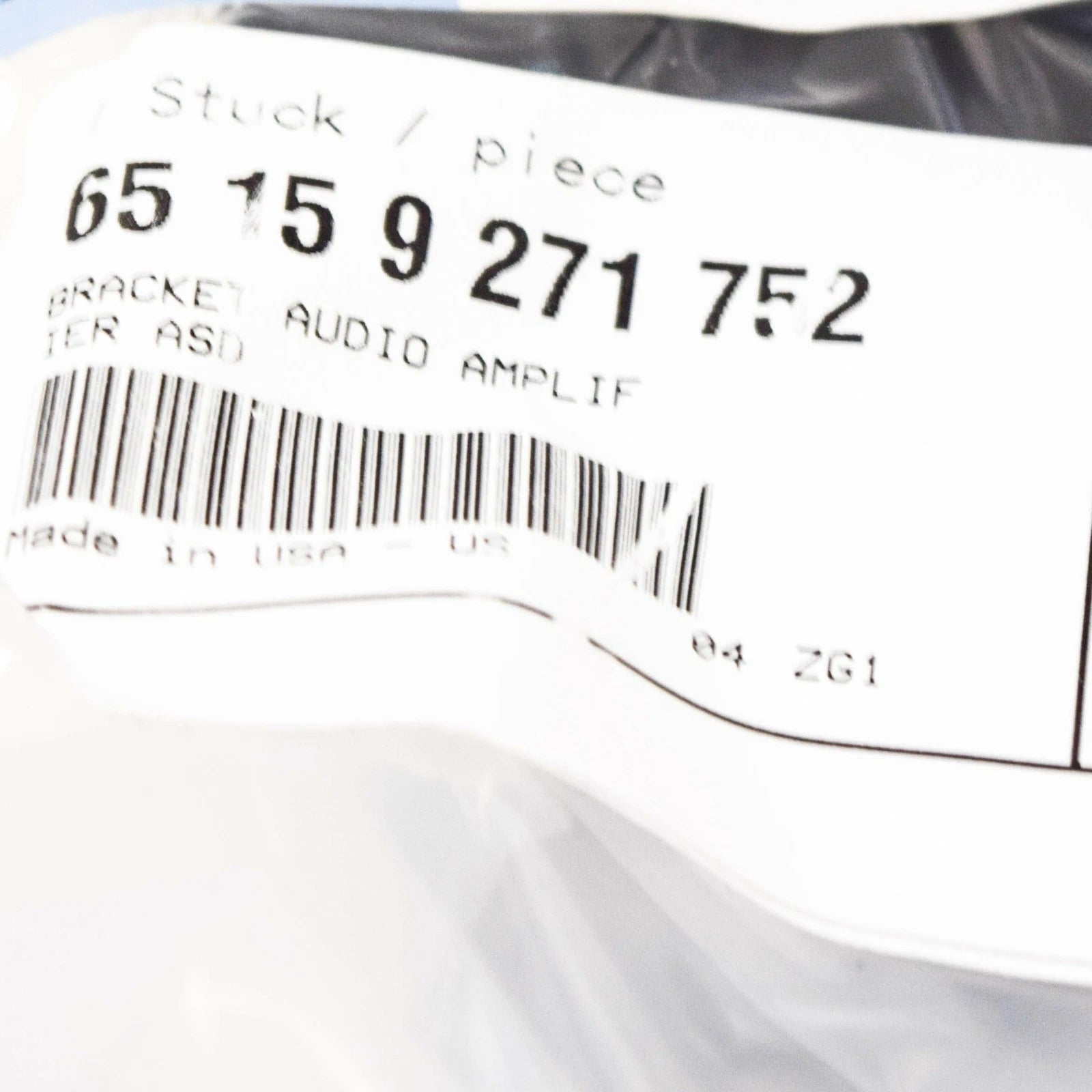 NEW BMW X5 F15 AMPLIFIER HOLDER BRACKET 65159271752 ORIGINAL