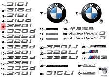 new bmw f30 f30n trunk lid 320i emblem badge logo sign 7289882 51147289882