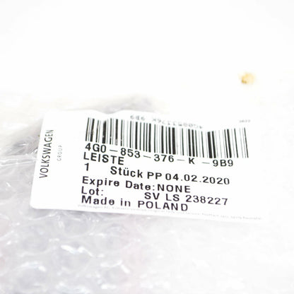 NEW AUDI A6 C7 REAR RIGHT SILL TRIM PLATE COVER 4G0853376K9B9