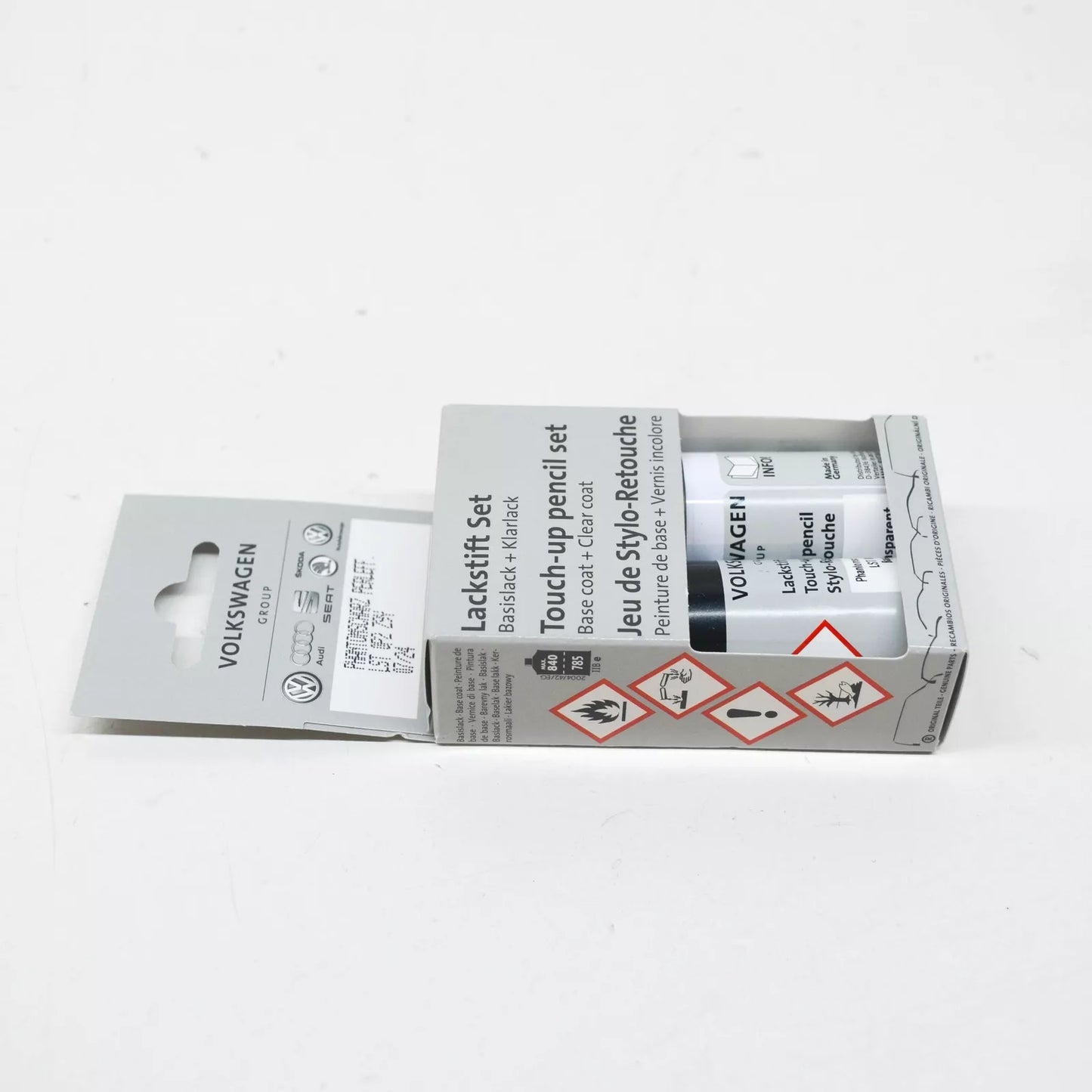 NEW VOLKSWAGEN AUDI PHANTOM BLACK PEARL TOUCH UP SET LST0P2Z9Y ORIGINAL
