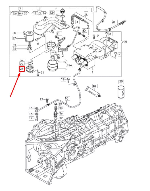 NEW AUDI R8 SPYDER 427 HYDRAULIC PUMP 086323167 ORIGINAL
