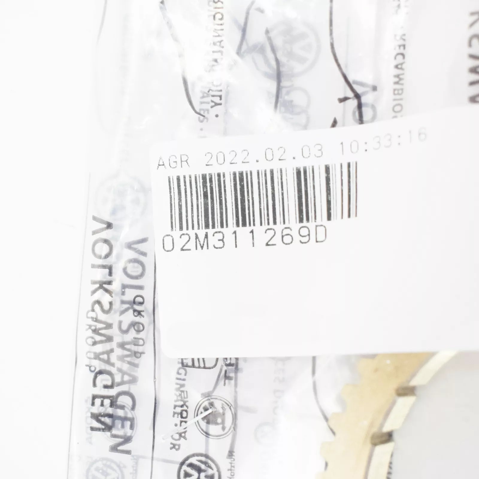 NEW AUDI A3 8P 3RD GEAR SYNCHRONIZER RING 02M311269D ORIGINAL