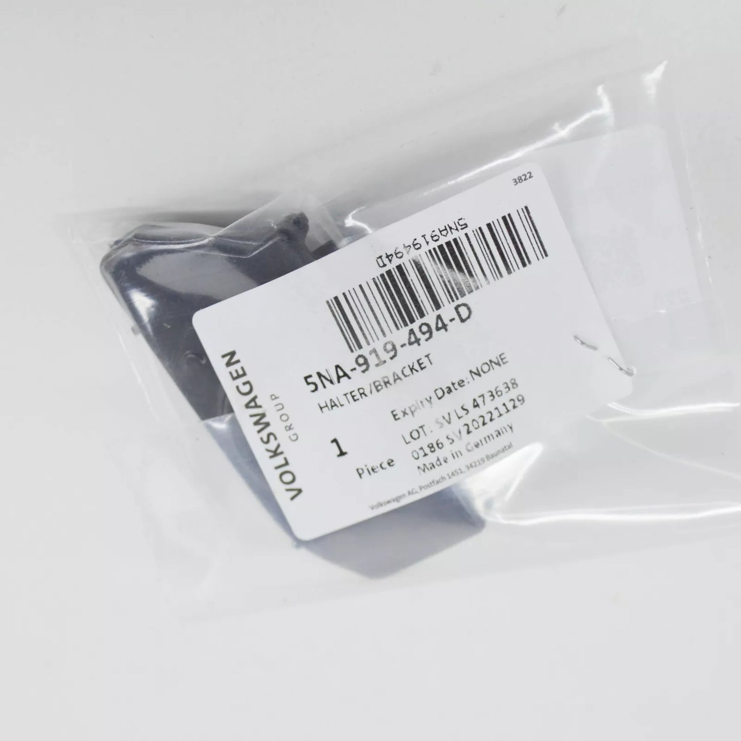 NEW VW TIGUAN AD MK2 FRONT RIGHT PARK SENSOR BRACKET 5NA919494D ORIGINAL