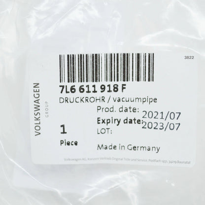 NEW VOLKSWAGEN TOUAREG 7L MK1 BRAKE VACUUM PIPE 7L6611918F