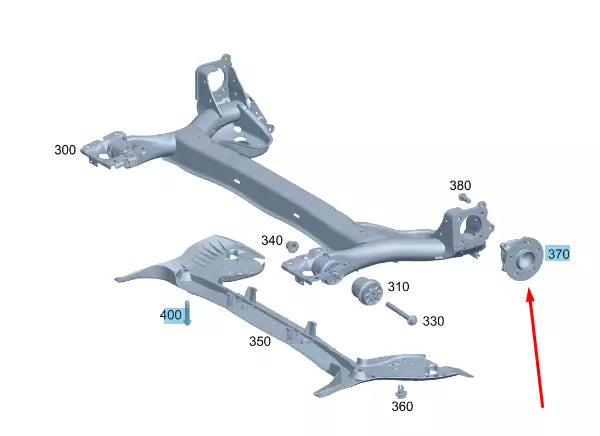 NEW MERCEDES-BENZ B-CLASS W247 REAR WHEEL BEARING A2473560200 ORIGINAL