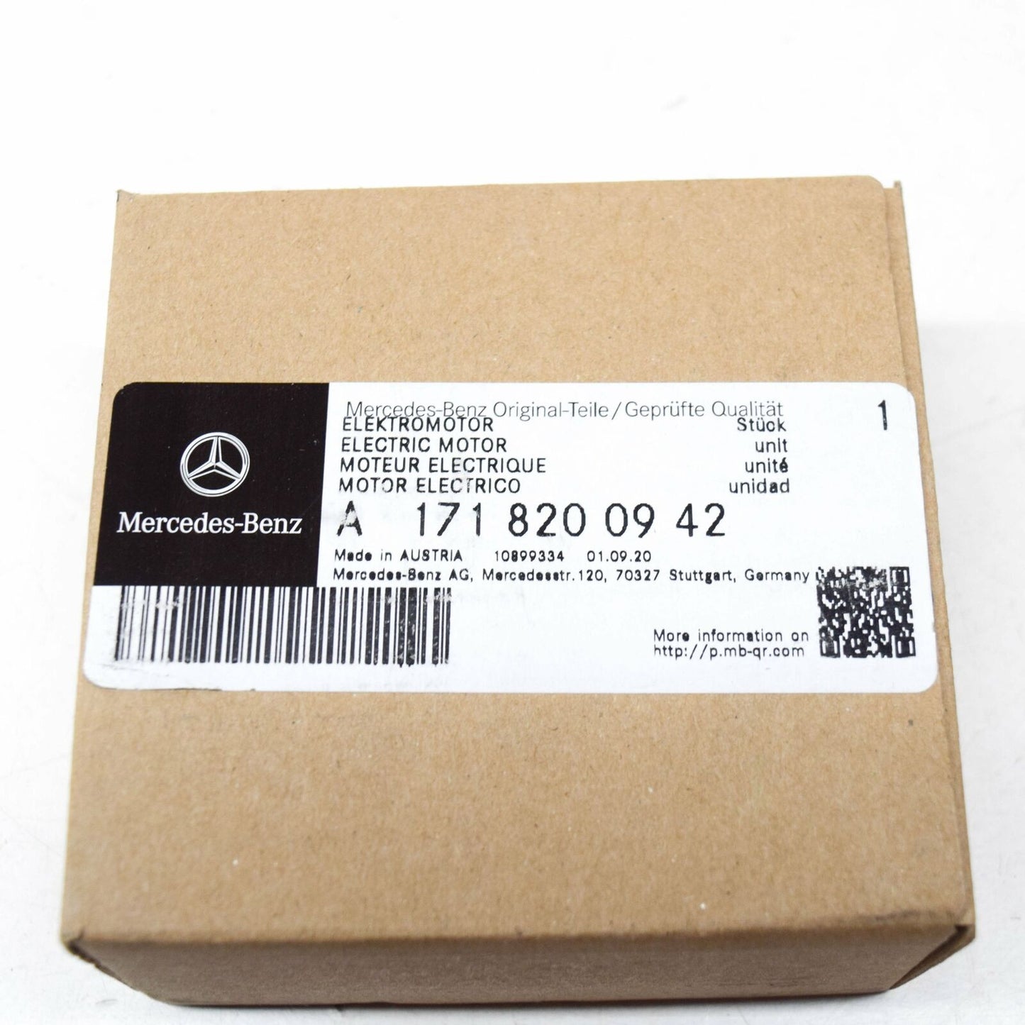 NEW MB ML W164 FRONT LEFT DOOR MIRROR ADJUSTMENT MOTOR A1718200942 ORIGINAL