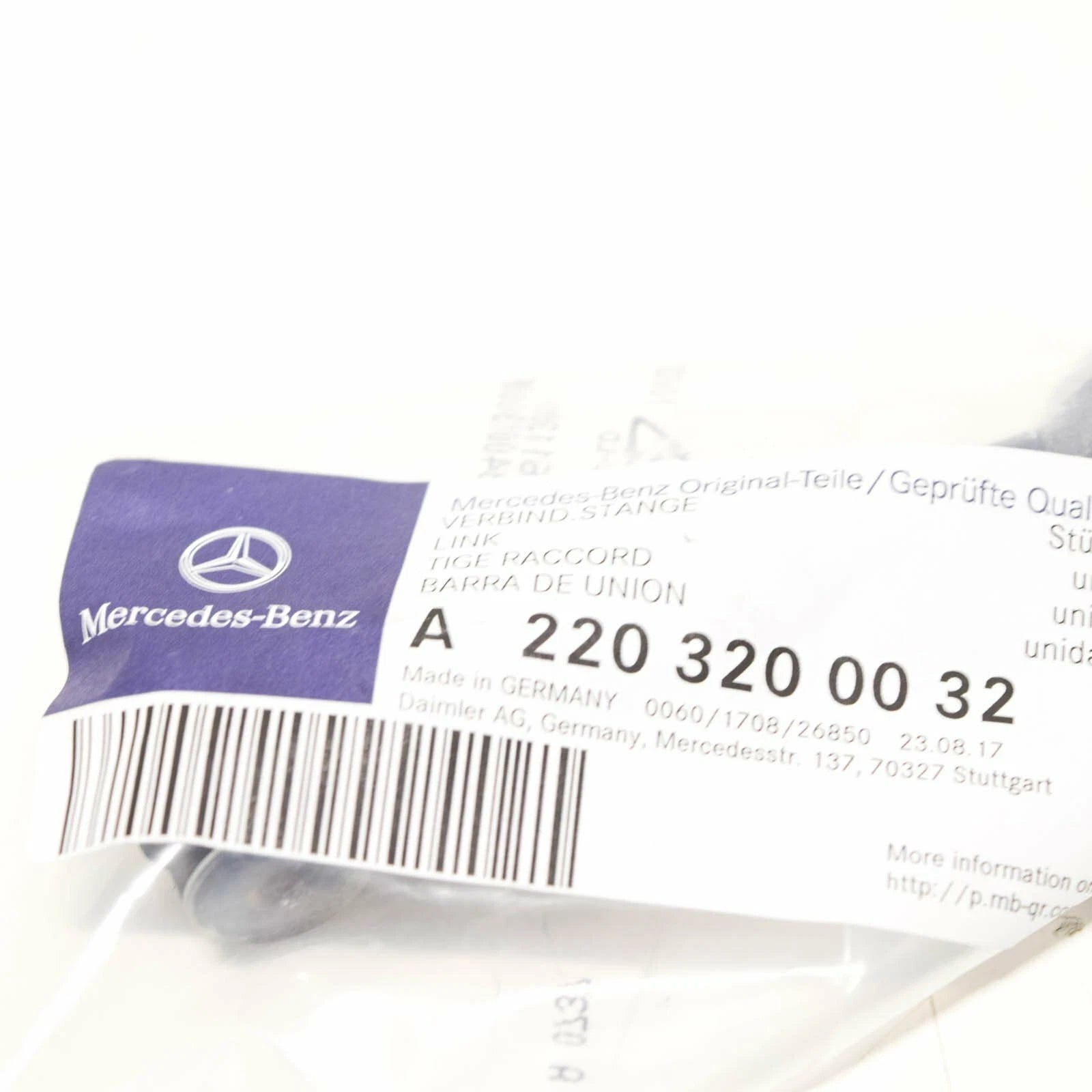 NEW MB S-CLASS W220 HEADLIGHT RANGE ADJUSTMENT LINK ROD A2203200032