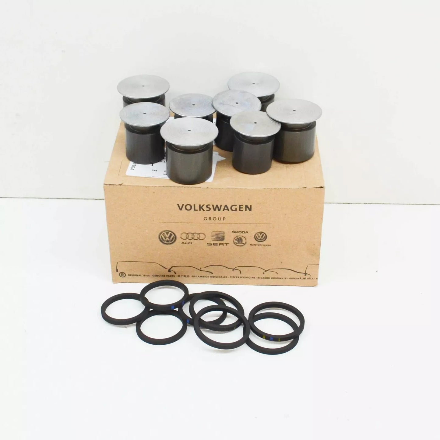 NEW AUDI R8 42 FRONT BRAKE CALIPER HOUSING GASKETS SET 3D0698471 ORIGINAL