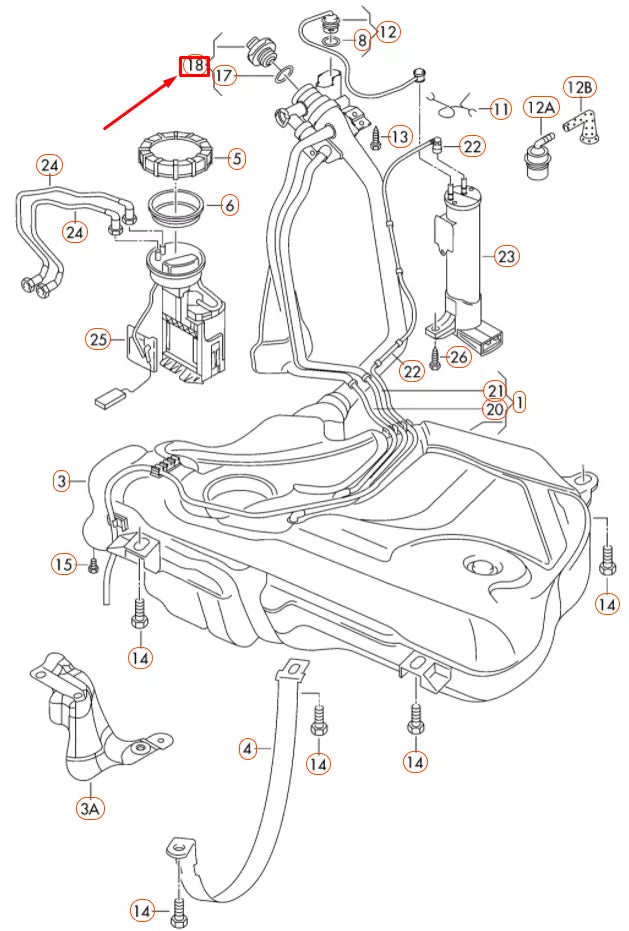 NEW AUDI A1 MK1 FUEL TANK CAP 1J0201550BF9B9 ORIGINAL