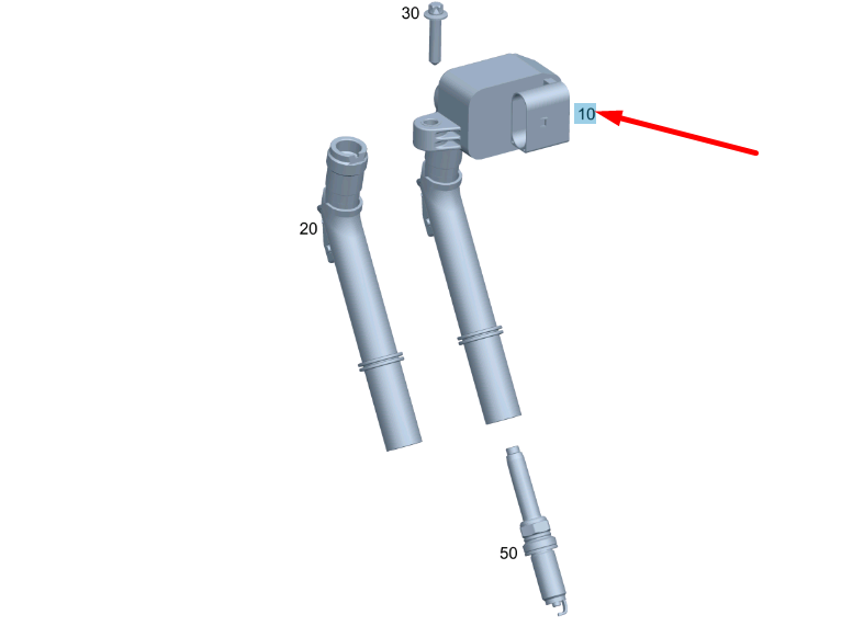 NEW MERCEDES-BENZ E COUPE C238 IGNITION COIL A2649061200 ORIGINAL