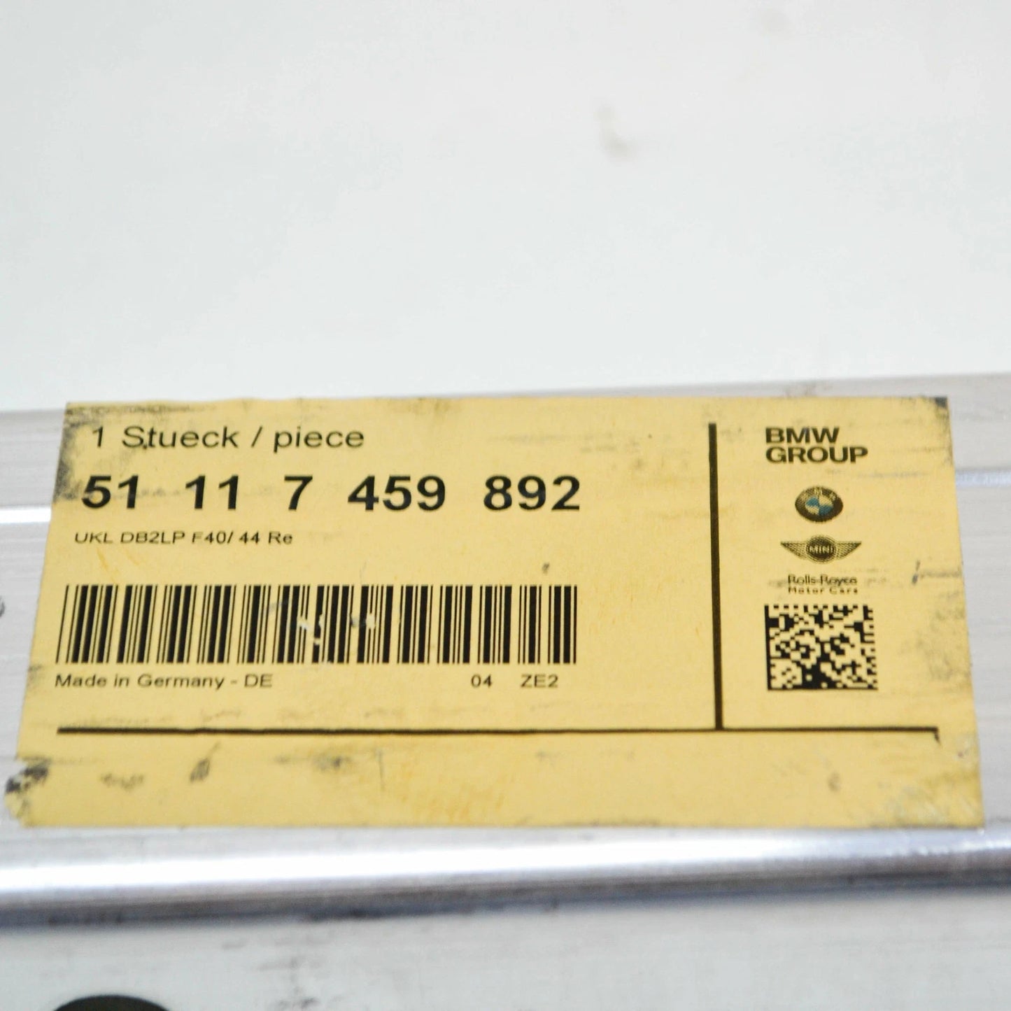 NEW BMW 1 F40 FRONT RIGHT LOWER DEFORMATION ELEMENT 51117459892 ORIGINAL