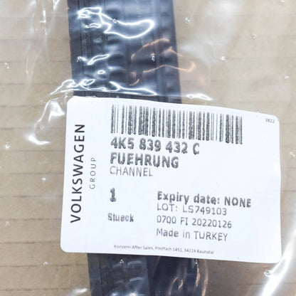 NEW AUDI A6 C8 REAR RIGHT DOOR WINDOW GUIDE 4K5839432C