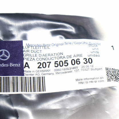 NEW MERCEDES-BENZ E COUPE C207 TOP AIR BAFFLE A2075050630 ORIGINAL