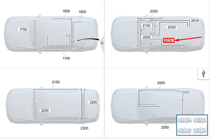 new mercedes-benz s w223 c-pillar antenna amplifier wiring a2235408821 original