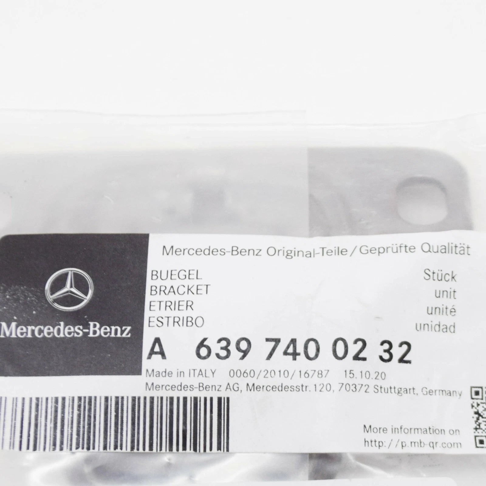 NEW MERCEDES-BENZ VITO W447 REAR PANEL DOOR BOTTOM BRACKET A6397400232 ORIGINAL