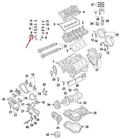 NEW AUDI A4 AVANT B7 ENGINE EXHAUST VALVE 06D109611L ORIGINAL