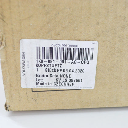 NEW VW SCIROCCO 137,138 FRONT SEAT HEAD REST 1K8881901AGOPQ ORIGINAL