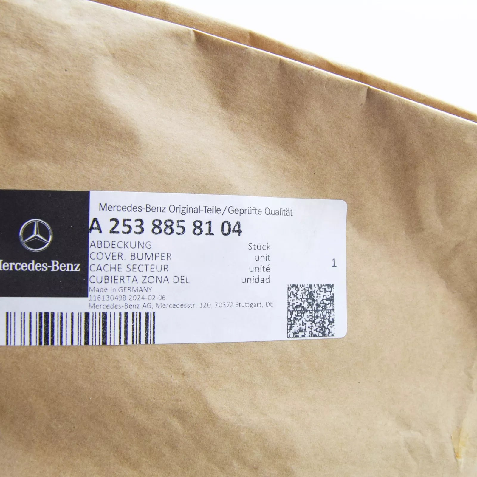 NEW MERCEDES-BENZ GLC COUPE C253 FRONT RIGHT GRILLE A2538858104 ORIGINAL