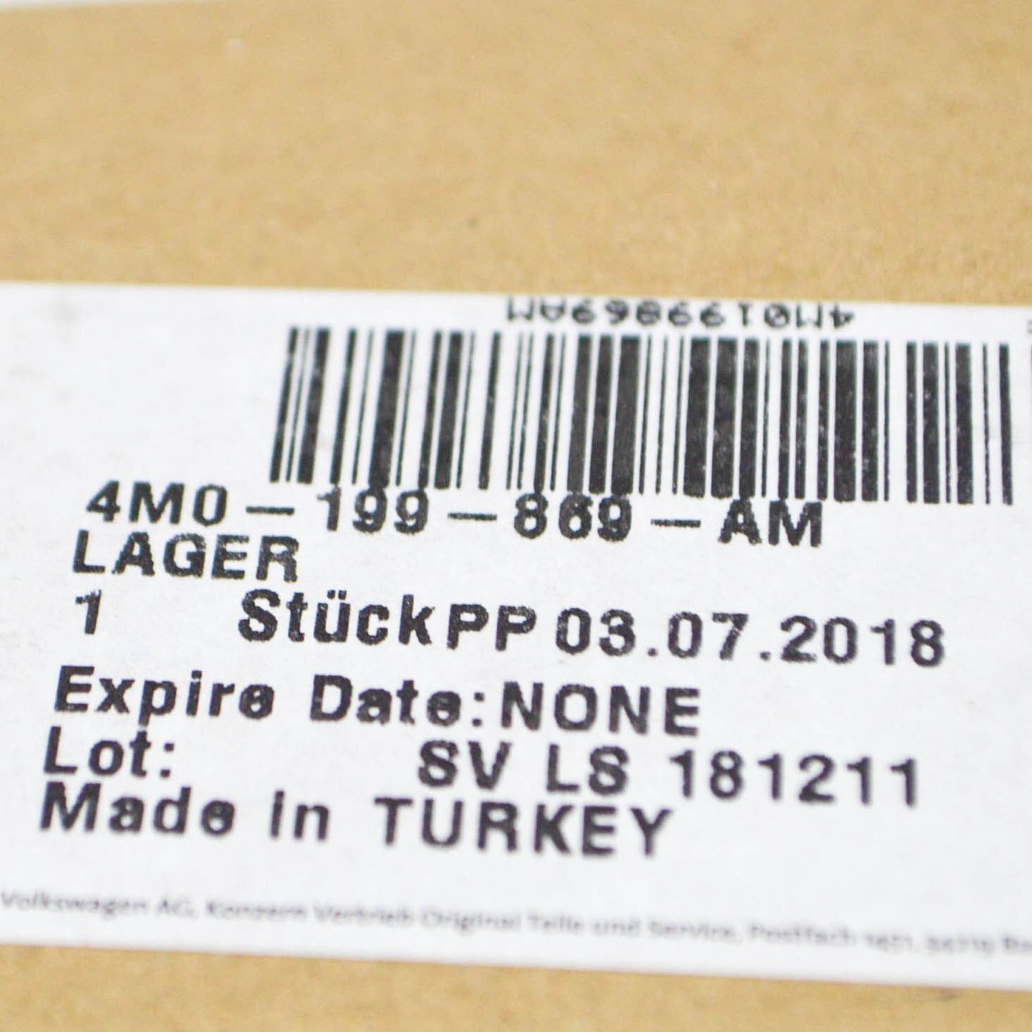 NEW AUDI Q7 4M LEFT ENGINE MOUNT PART 4M0199869AM ORIGINAL