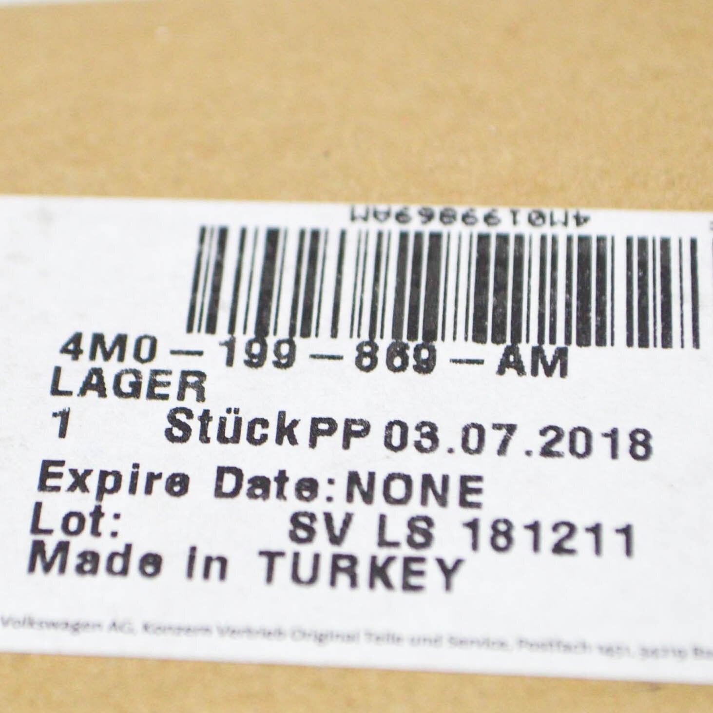 NEW AUDI Q7 4M LEFT ENGINE MOUNT PART 4M0199869AM ORIGINAL