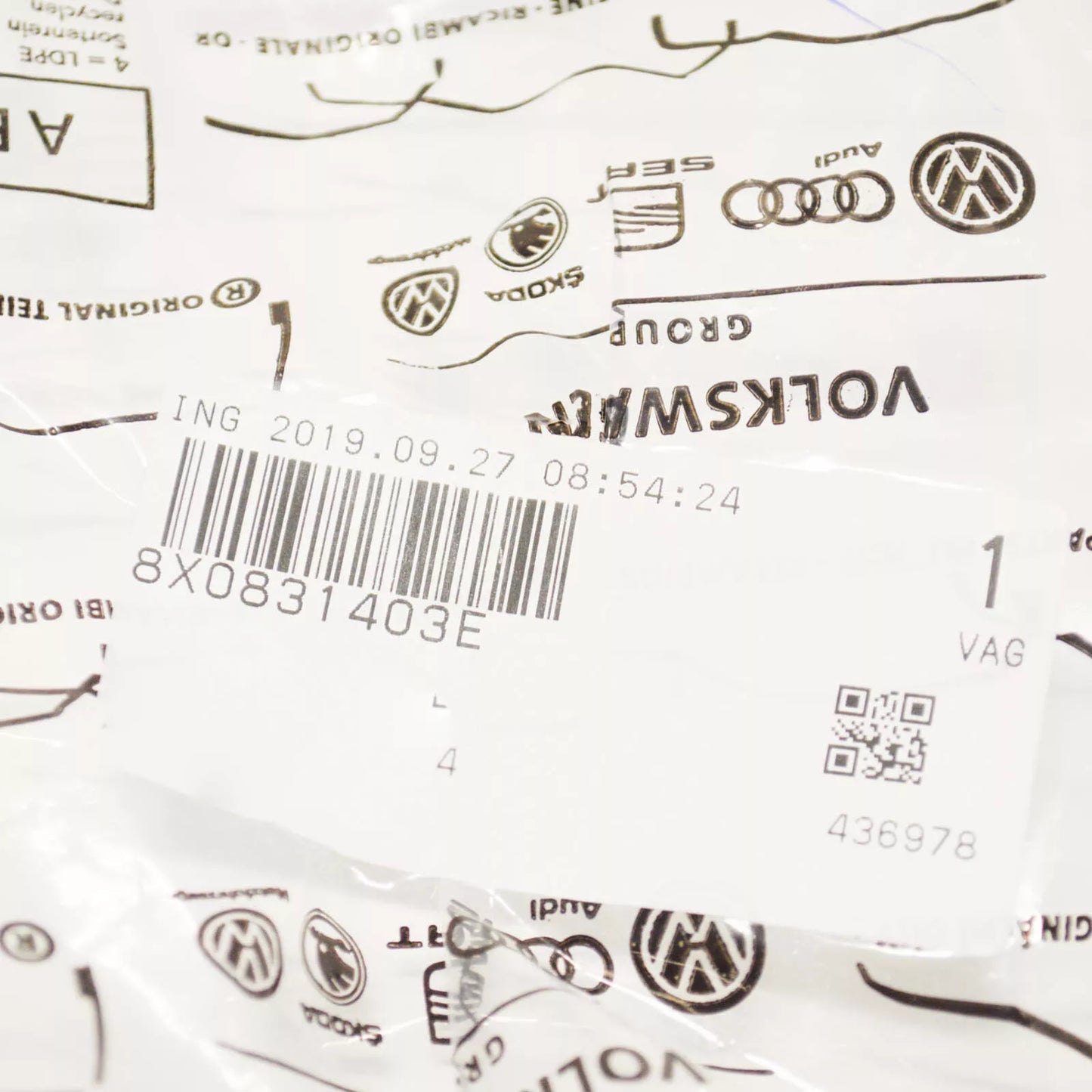 NEW VOLKSWAGEN TIGUAN 5N MK2 FRONT LEFT DOOR HINGE HALF 8X0831403E ORIGINAL