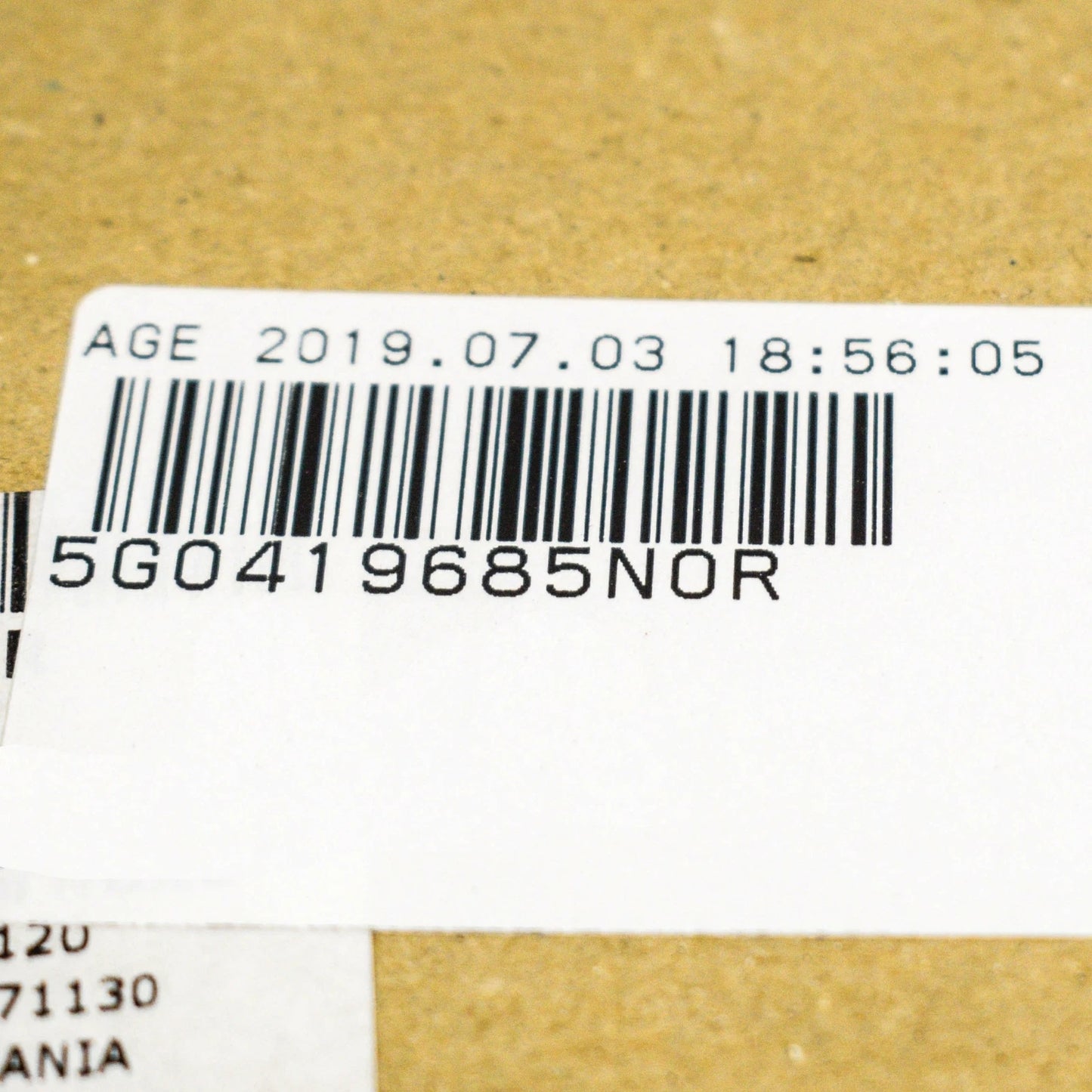 NEW VOLKSWAGEN GOLF MK7 STEERING WHEEL ALLUMINUM TRIM 5G0419685 N0R