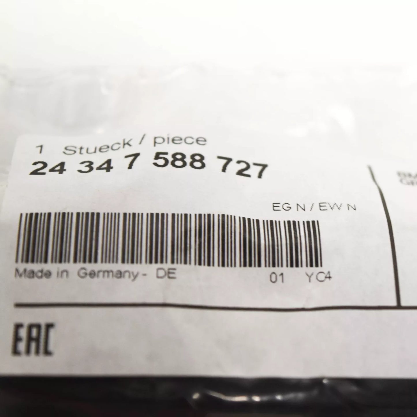 NEW BMW 7 E65 GEARBOX SEALING ADAPTER 24347588727 ORIGINAL