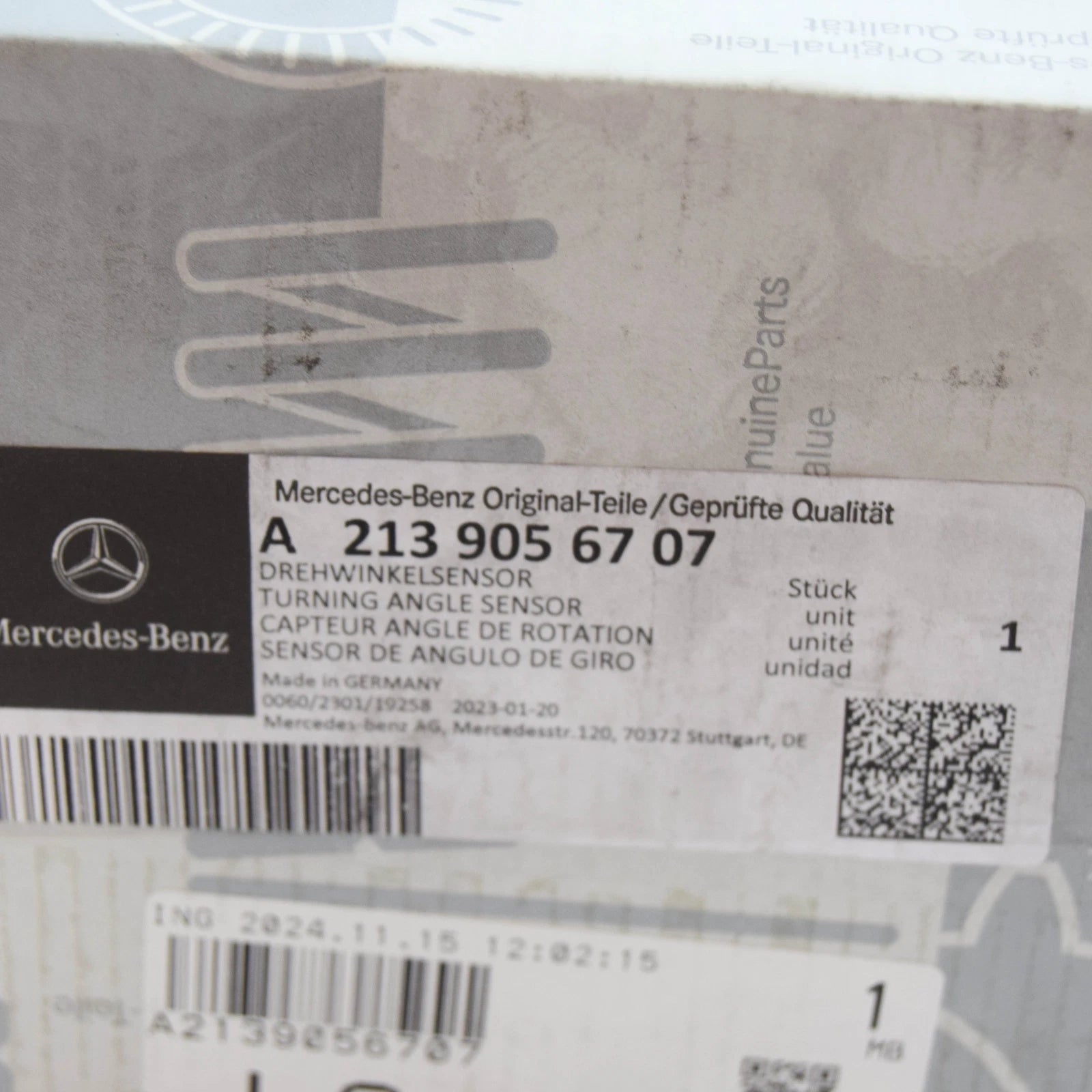 NEW MERCEDES-BENZ E W213 REAR LEFT HEIGHT LEVEL SENSOR A2139056707 ORIGINAL