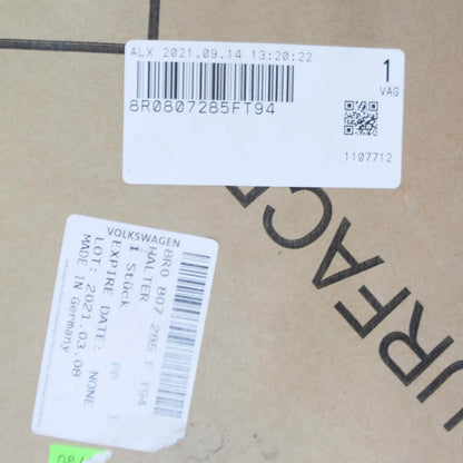 NEW AUDI Q5 8R GLOSSY BLACK LICENSE PLATE BRACKET 8R0807285FT94